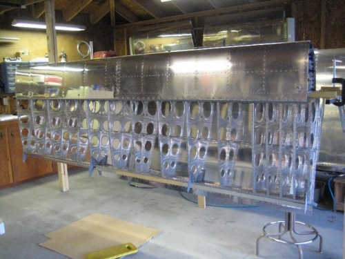 Right bottom showing inside ready for inside work.