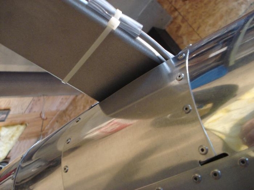 Gear hole cover - looking up.