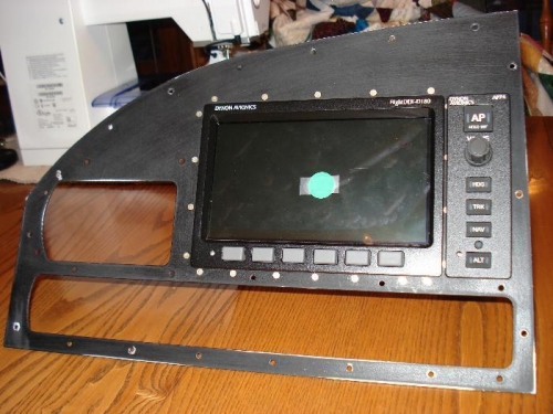 Dynon and autopilot, trial fit.