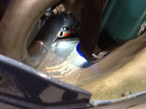 Critical spring clearance to cowl..