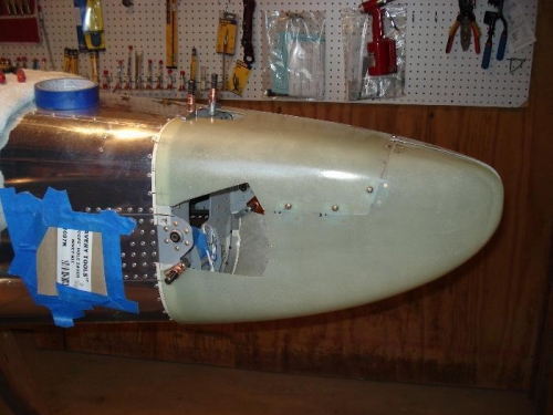 Tail cone completed.