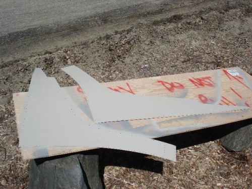 Interior paint on side skins.