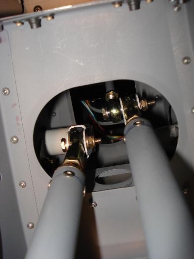 Right flaperon bolt wrong way.