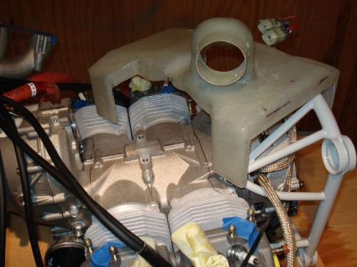 Cooling shroud completed.