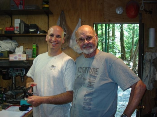 Riveting the hard way.