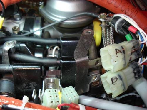 Electronic ignition modules removed.