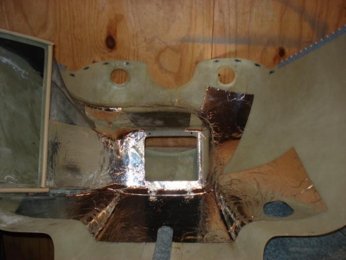 Lower cowl heat proofed.