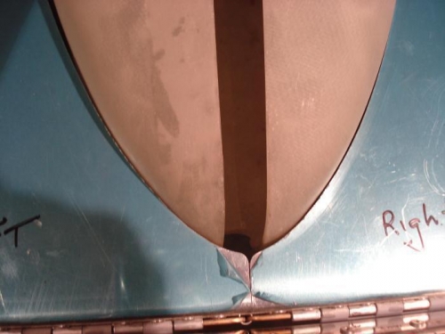 Fairing/stabilator interference.