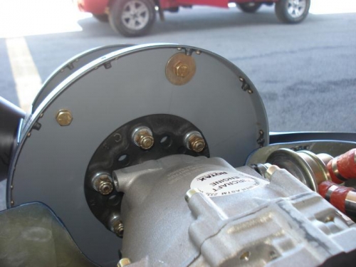 Final weight placement - rear.