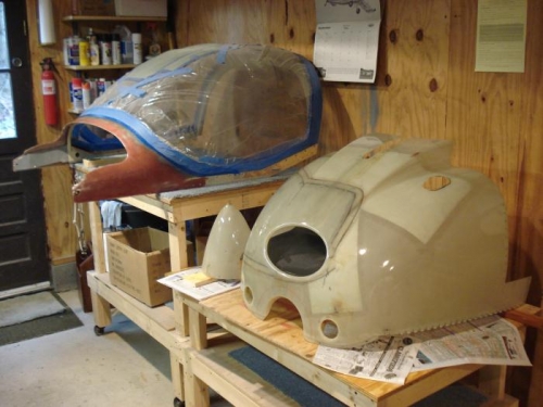 Some fiberglass, coated.