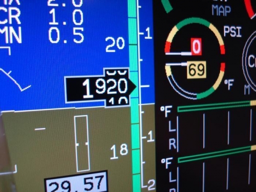 Altitude slowly dropping.