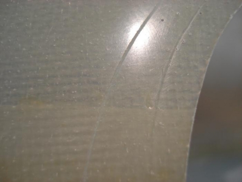 Double scribe lines.