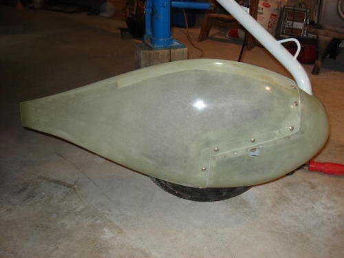 Nose pant test mounted.