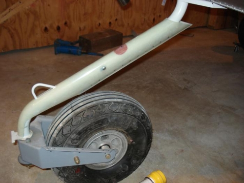 Fairing installed with RTV blob.