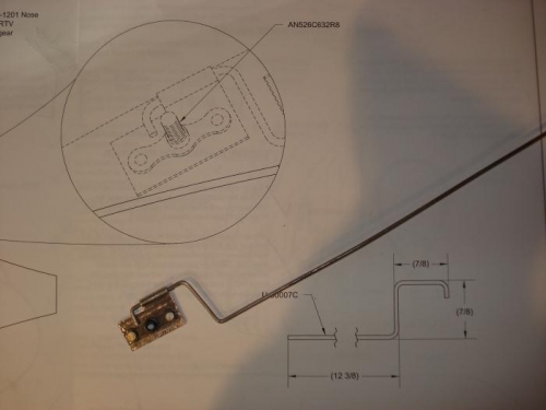 Retainer pin and clip.