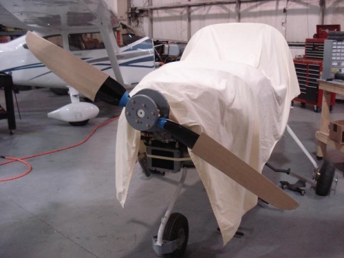 Prop installed & protected.