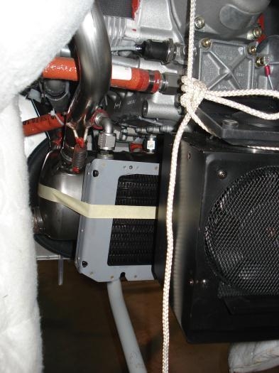 Curing heat strip epoxy.