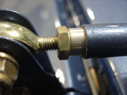 Adjusted AST pushrod.