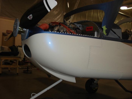 Lower cowl installed.