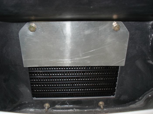 Oil cooler baffle.
