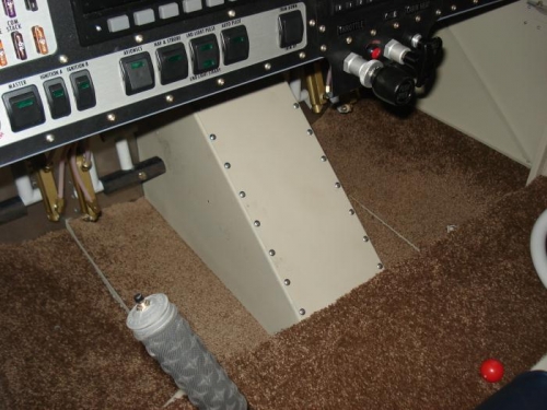 Cockpit carpet.