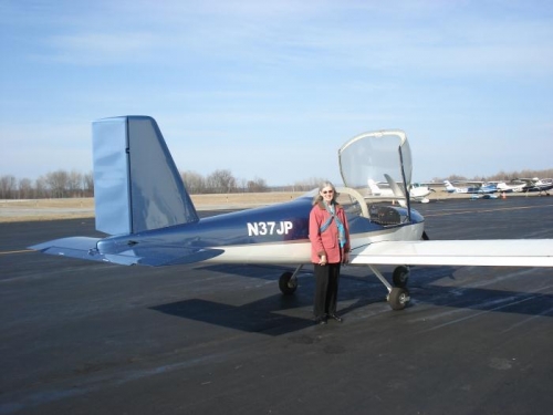 First passenger in N37JP.