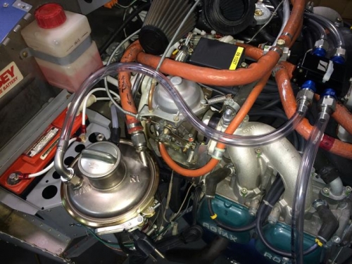 First test with plastic hose.