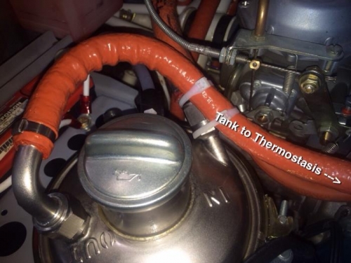 First with real hoses - near card.