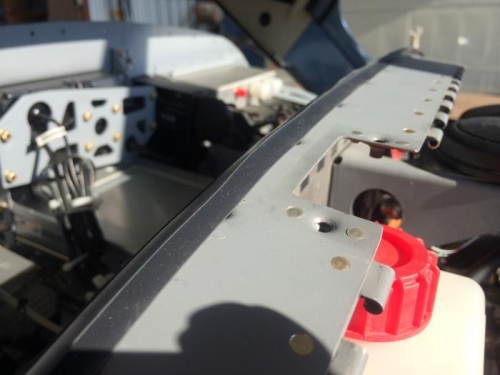 Seal on avionics bay.