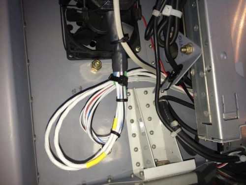 Top of mounting bolts.