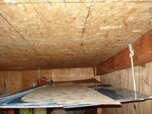 High storage for skins.