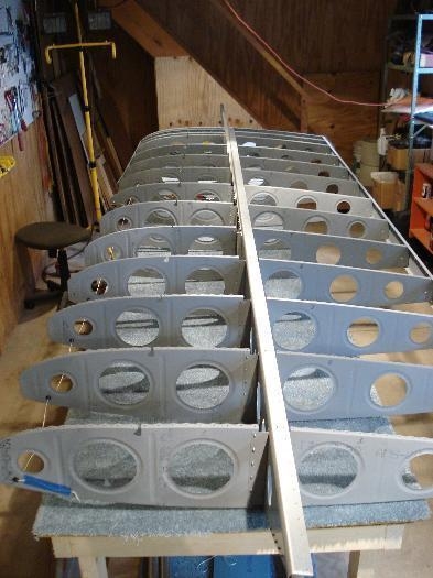 Wing skeleton completed.