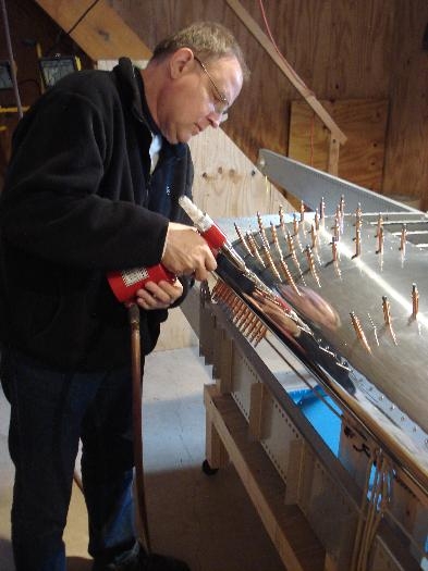 John Hines riveting.