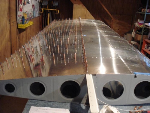 Right wing half riveted.