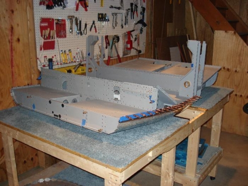 Completed Center Fuselage section.