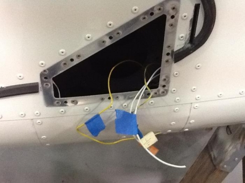 Wing lighting improvements started.