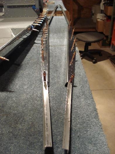 Completed longerons (sort of).