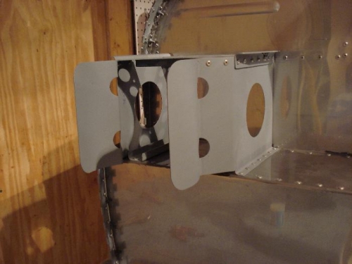 This is where the battery and oil tank will go.