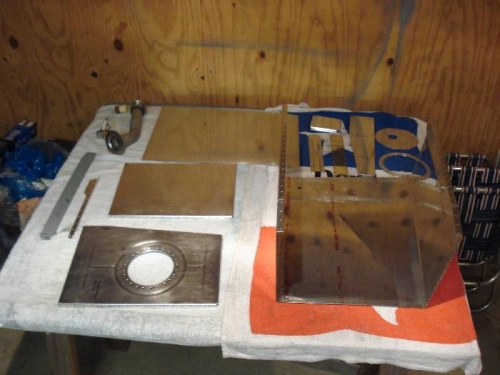 Tanks parts prepped and cleaned.