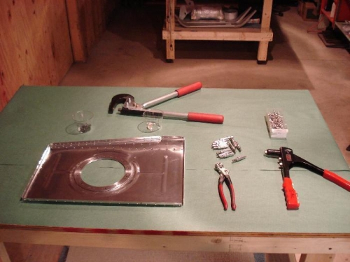 First patient on the operating table.