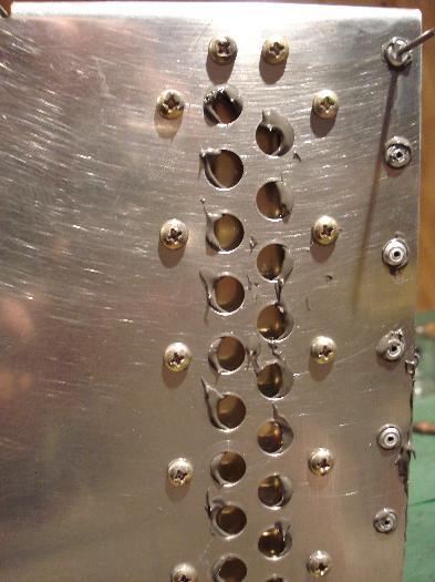 Sight gauge outside.