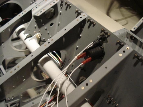 Power outlet & music input.