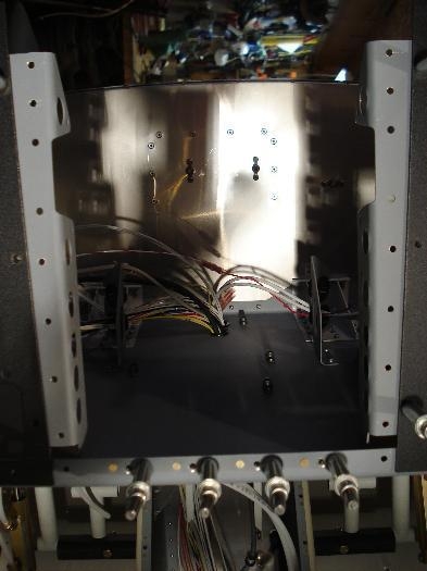 Center instrument panel nutplates.