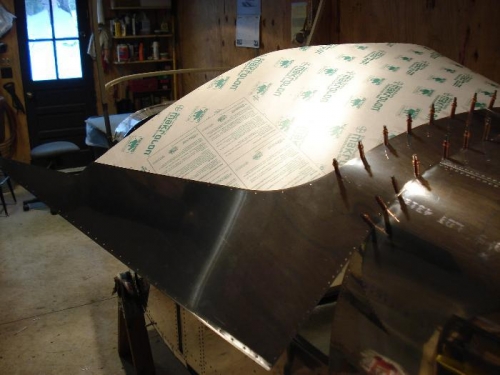 Aft window in process.