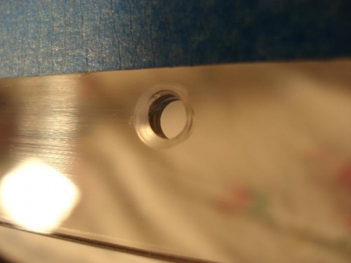 A good countersunk hole.