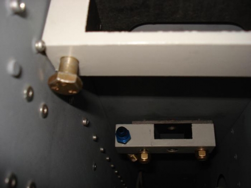 Interference by rivets.