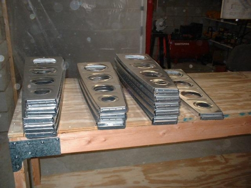 Main Ribs - Edges Polished on Scotchbrite Wheel