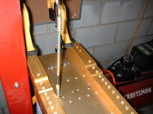 Countersink for nutplate rivets for inboard Z bracket