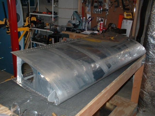 All ribs pro-sealed and riveted to tank skin