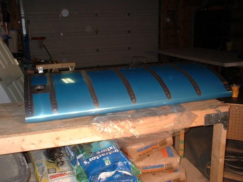 5 interior ribs prosealed and riveted in place